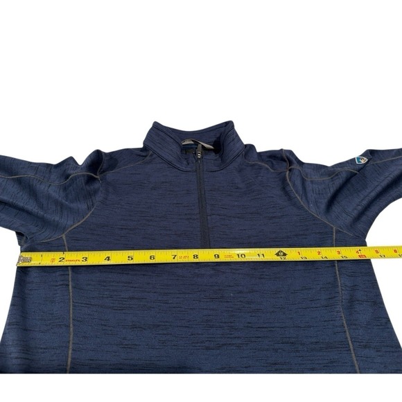 Kuhl 1/4 Zip Pullover Sweater Youth L 14-16 Blue Hiking Outdoors - Picture 6 of 14